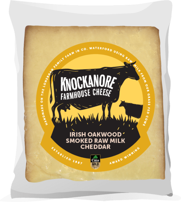 Knockanore Irish Oakwood Smoked Raw Milk Cheddar